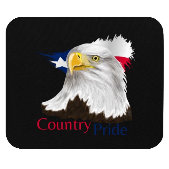 Texas Eagle Mouse Pads