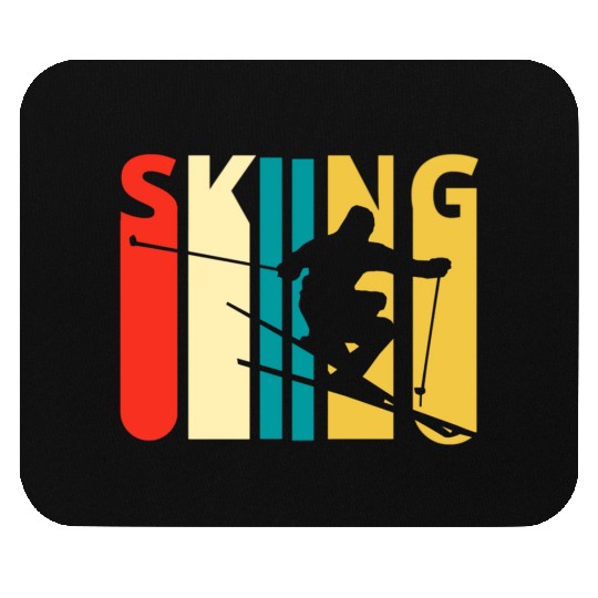 Skiing Mouse Pads