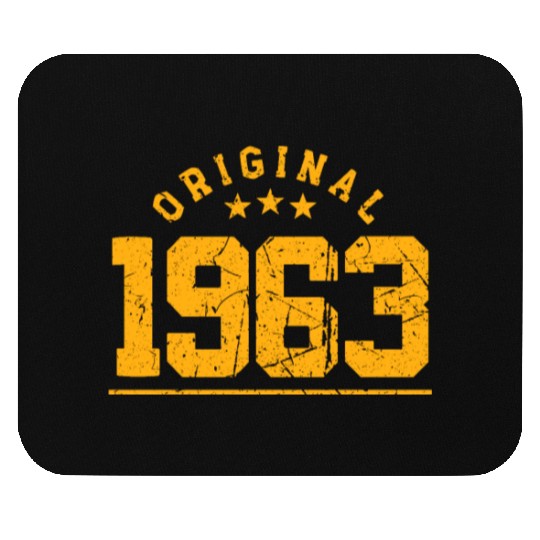 60 Years Vintage 1963 Retro 60th Birthday Mouse Pads