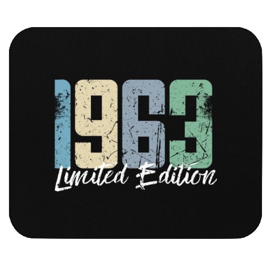 60 Years Vintage 1963 Retro 60th Birthday Mouse Pads