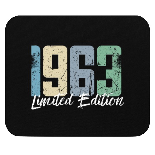 60 Years Vintage 1963 Retro 60th Birthday Mouse Pads