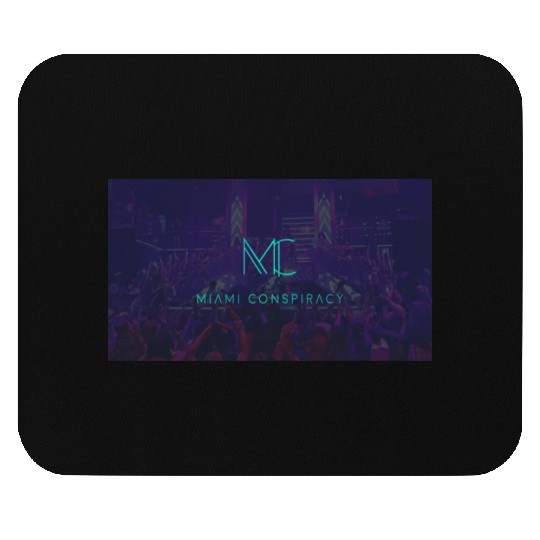 Miami Conspiracy Green Party background Mouse Pads