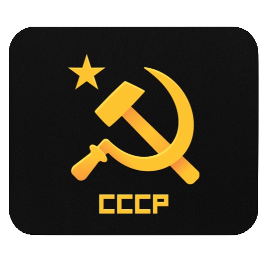 USSR Soviet Union Russia Hammer Sickel USSR Flag C Mouse Pads