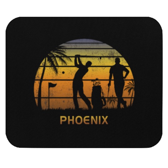 Retro Phoenix Golf Golfing Fan Golfer Gift Mouse Pads