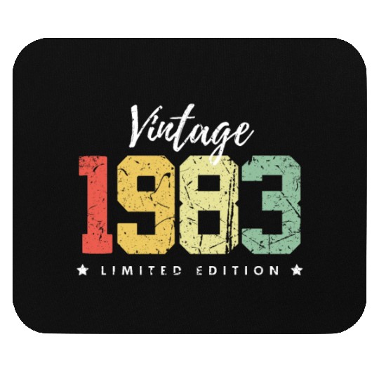 40 Years Vintage 1983 Retro 40th Birthday Mouse Pads