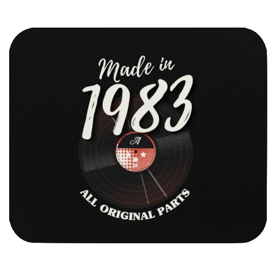 40 Years Vintage 1983 Retro 40th Birthday Mouse Pads