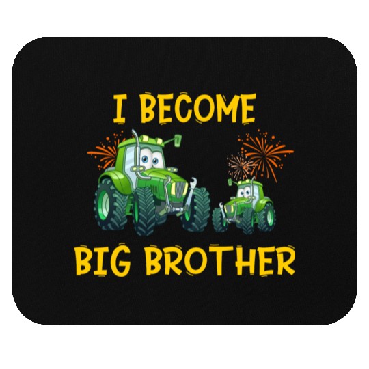 Big brother farmer tractor Mouse Pads