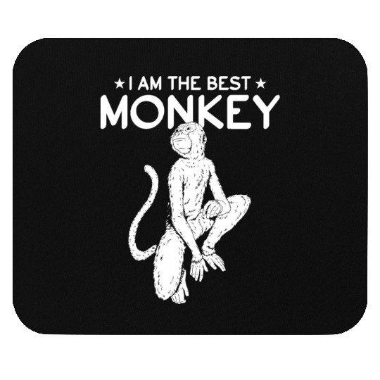 Orangutan Monkey Chimpanzee Monkey - I Am The Best Mouse Pads