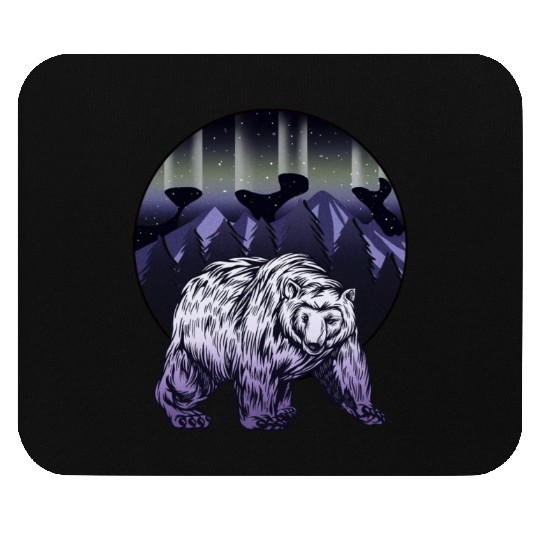 Alaska Gift USA Natur Bär Denali Grizzly Wald Mouse Pads