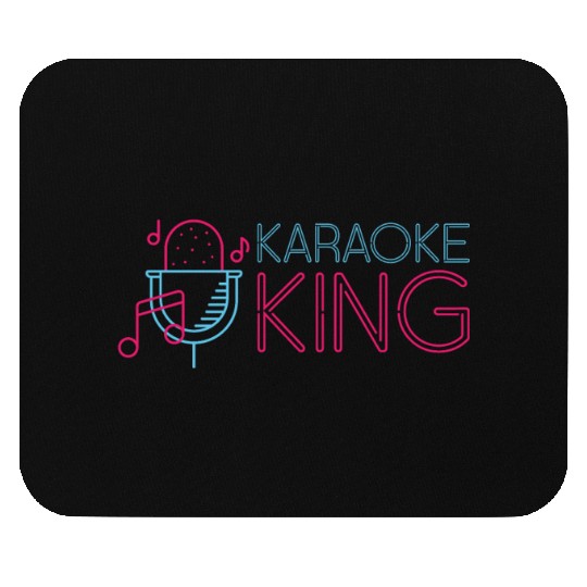 Karaoke Singer 80s Retro Karaoke Mouse Pads