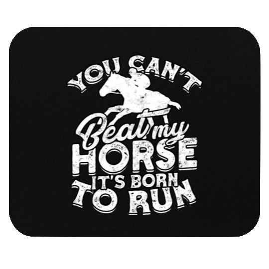 Horse Racing Equestrian Horseback Horse Racer Mouse Pads