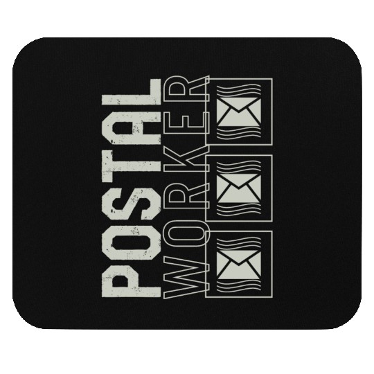 Mailman Mouse Pads, Postal Worker Envelop Mouse Pads, Funny