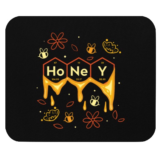 Honey Periodic Table Elements Mouse Pads