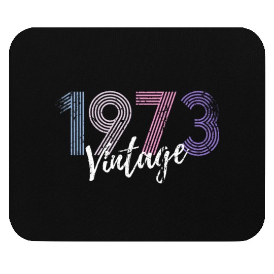 50 Years Vintage 1973 Retro 50th Birthday Mouse Pads