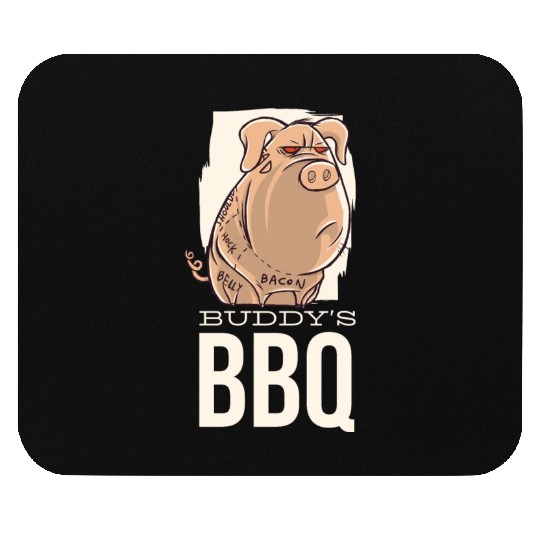 Buddy's BBQ Bacon Pig Buddy's BBQ Bacon Pig inspir Mouse Pads
