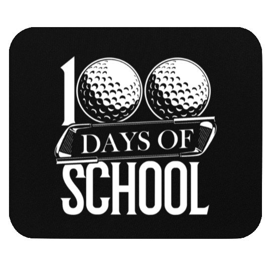 100 Days Of School Sports Golf Ball Athletic Mouse Pads