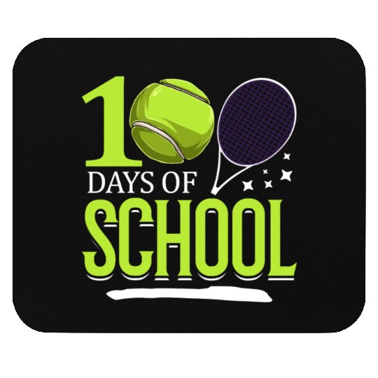 100 Days Of School Tennis Sports Game Athletic Mouse Pads