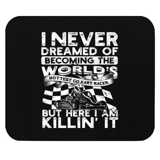 Go Kart Racer Pit Crew Car Racing Karting Mouse Pads