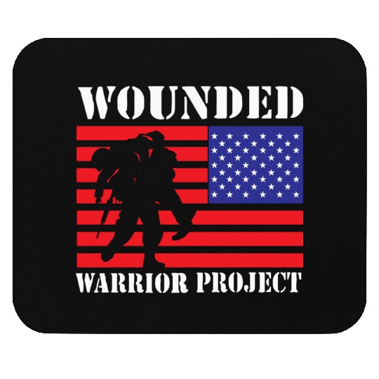 Wounded Warrior Project Us Flag Mouse Pads