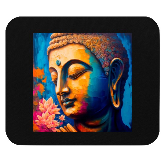 The Flowering Buddha Mouse Pads