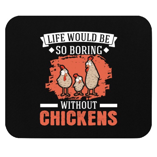 Chickens Chicken Farm Farmer Mouse Pads