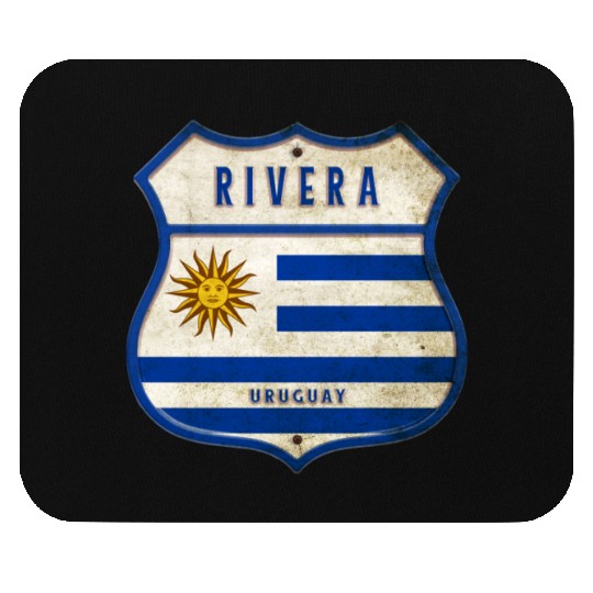 Rivera Uruguay Vintage Design Mouse Pads