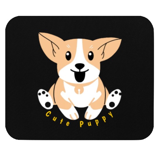 Cute Puppy Mouse Pads