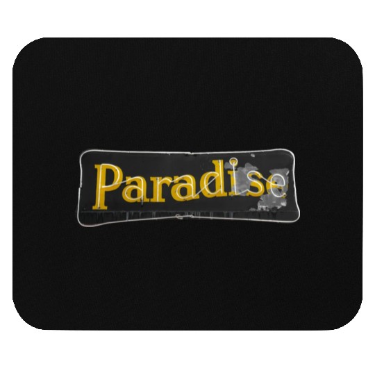 Paradise Motel Route 66 Neon Tucumcari New Mexico Mouse Pads