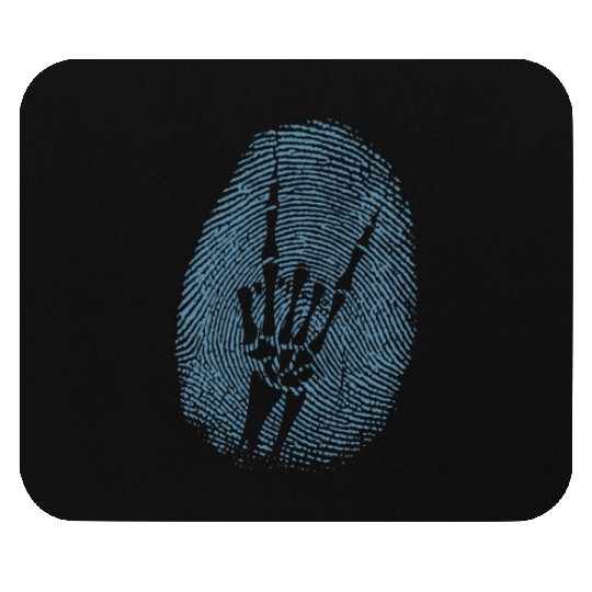 Heavy Metal Fingerprint Music Genre Mouse Pads