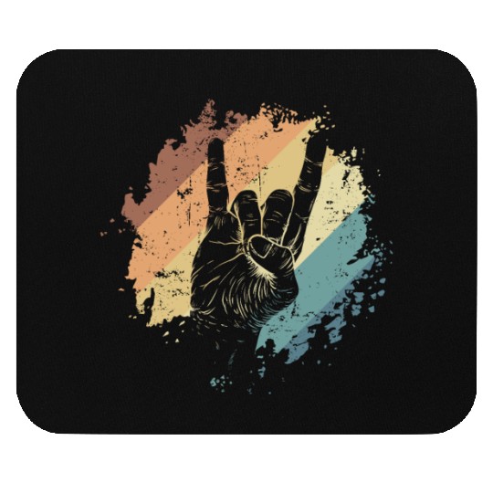 Heavy Metal Hand Sign Music Band Genre Mouse Pads