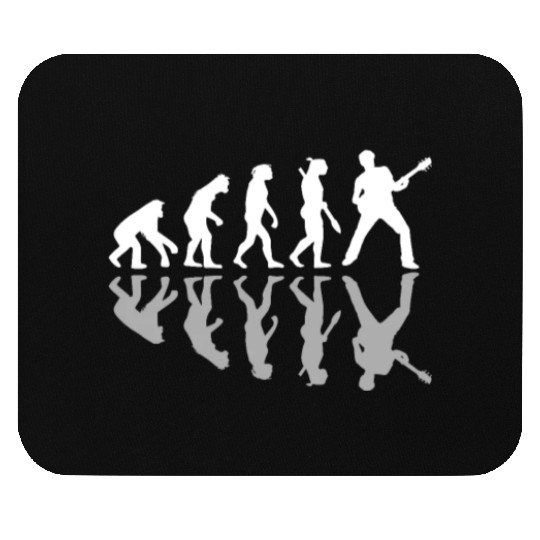 Guitarist Human Evolution Musician Guitar Player Mouse Pads