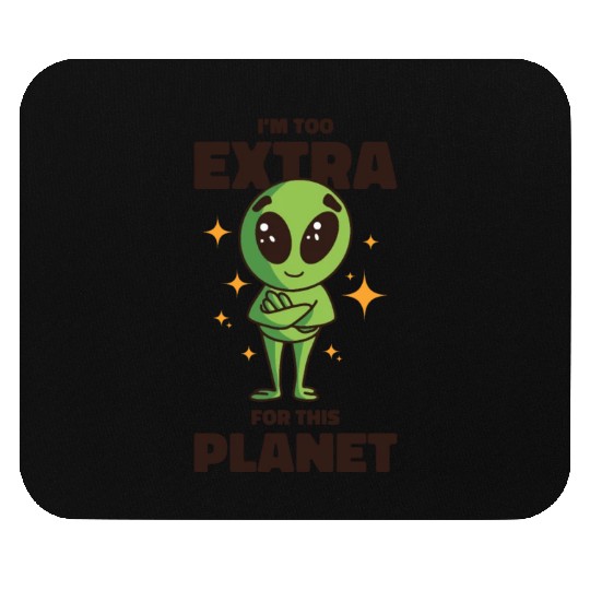 Space Area 51 Extraterrestrial Beings Cool Alien Mouse Pads