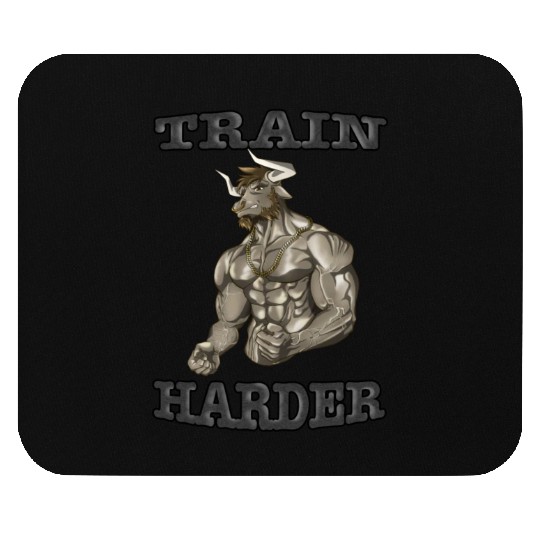 Train Harder Mouse Pads