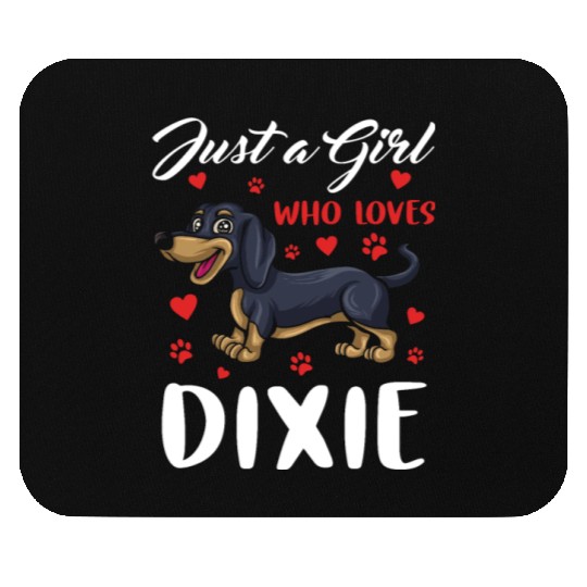Dachshund Gift Dixie Wiener Doxie Dackel Mouse Pads
