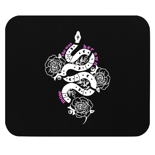 she was her own Mouse Pads