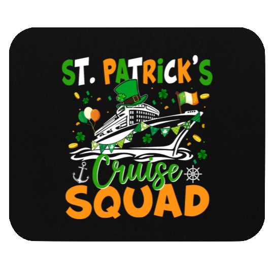 St Patrick s Day Cruise Squad Happy Patricks Day Mouse Pads