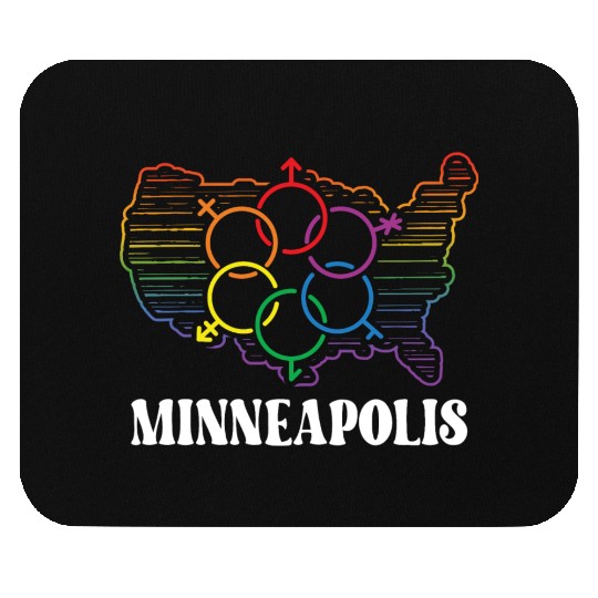Minneapolis Pride Month Pride Flag LGBT Community Mouse Pads