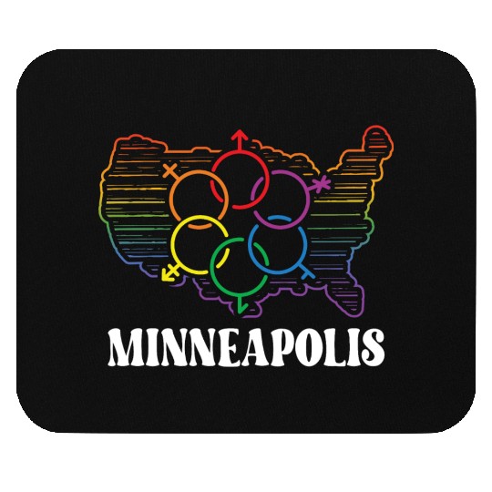 Minneapolis Pride Month Pride Flag LGBT Community Mouse Pads