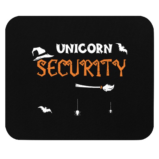 Unicorn Security - Halloween Mouse Pads