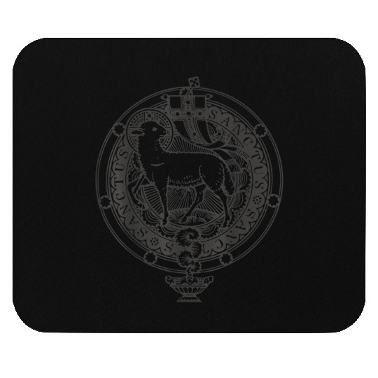 Sanctus Agnus Dei Lamb God Traditional Latin Mass Mouse Pads