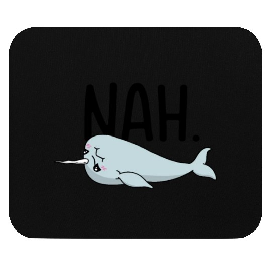 Procrastinating Narwhal Lover Aquatic Animals Mouse Pads