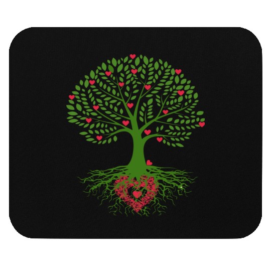 Tree - love Mouse Pads