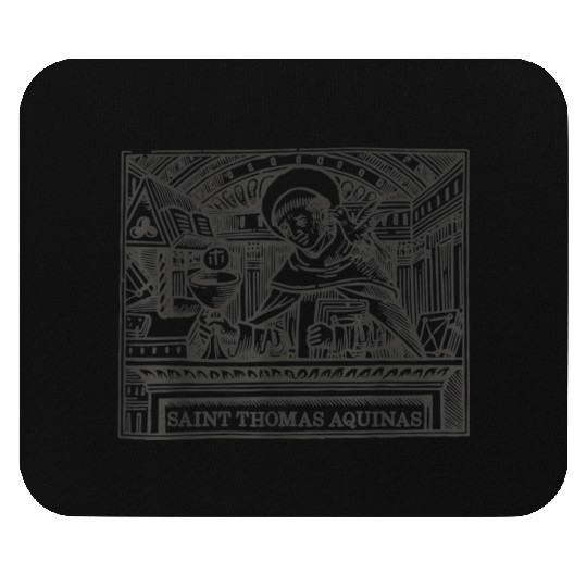St Thomas Aquinas Patron Saint Students Catholic S Mouse Pads