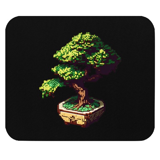 8 Bit Bonsai Tree Mouse Pads