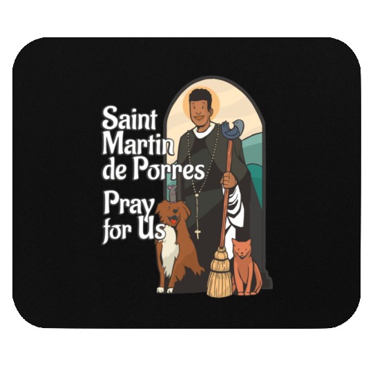 St Martin de Porres African American Black Saints Mouse Pads