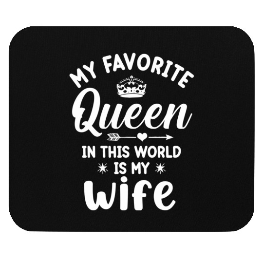 I love my wife valentines day787 Mouse Pads