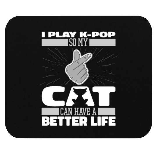 K Pop Cat Mouse Pads