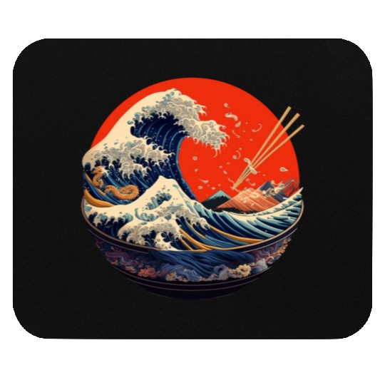 Kanagawa Japanese Ramen Mouse Pads
