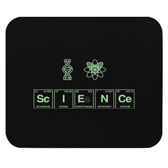 I LOVE SCIENCE - Periodic Table of Elements Mouse Pads