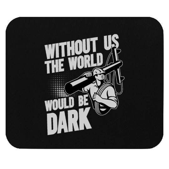 Funny Electrical Lineman Saying Thank A Lineman Mouse Pads